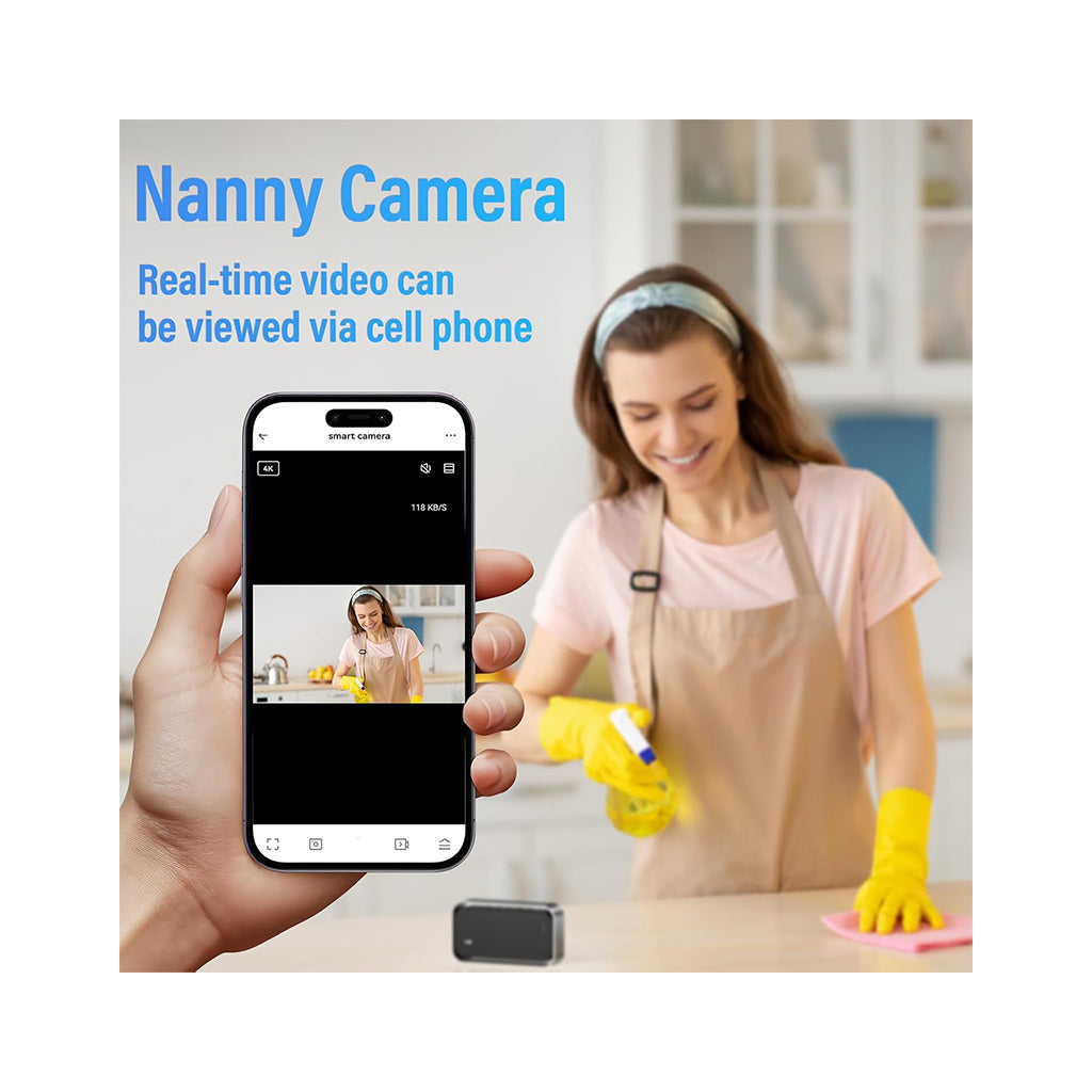 Security-Mini-Camera, 4K Real Full HD